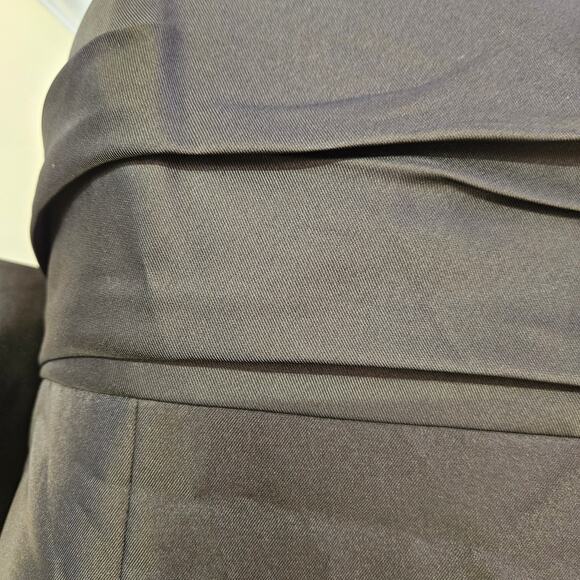 Alfred Sung Black Strapless Satin Column Gown Bow Back Size 10R NWT Holidays - Picture 3 of 11